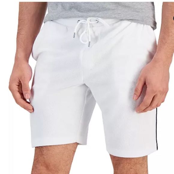 MICHAEL KORS Men's Terry Piped Shorts 2XL
